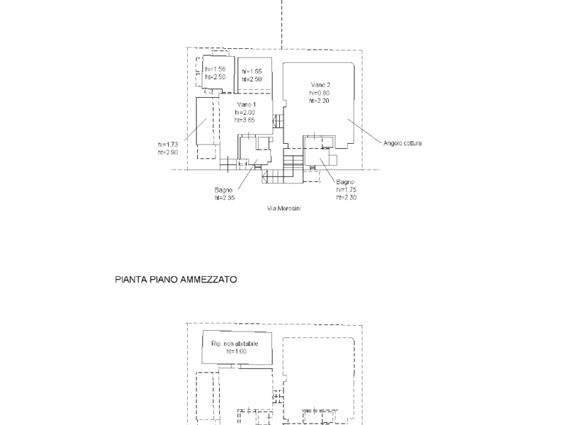 Doppia unità abitativa in pietra ristrutturata